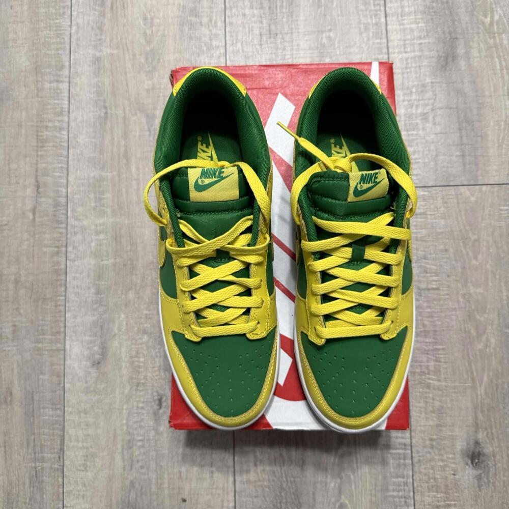 New Nike Dunk Low Retro Reverse Brazil New DV0833-300 Mens Size 9 - Picture 3 of 8